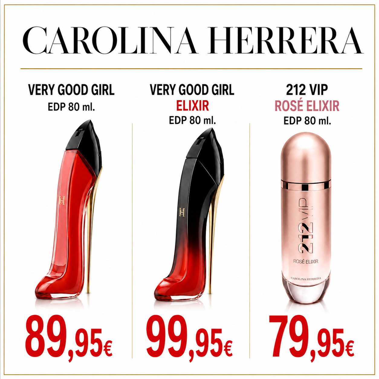 CH fragancias oferta