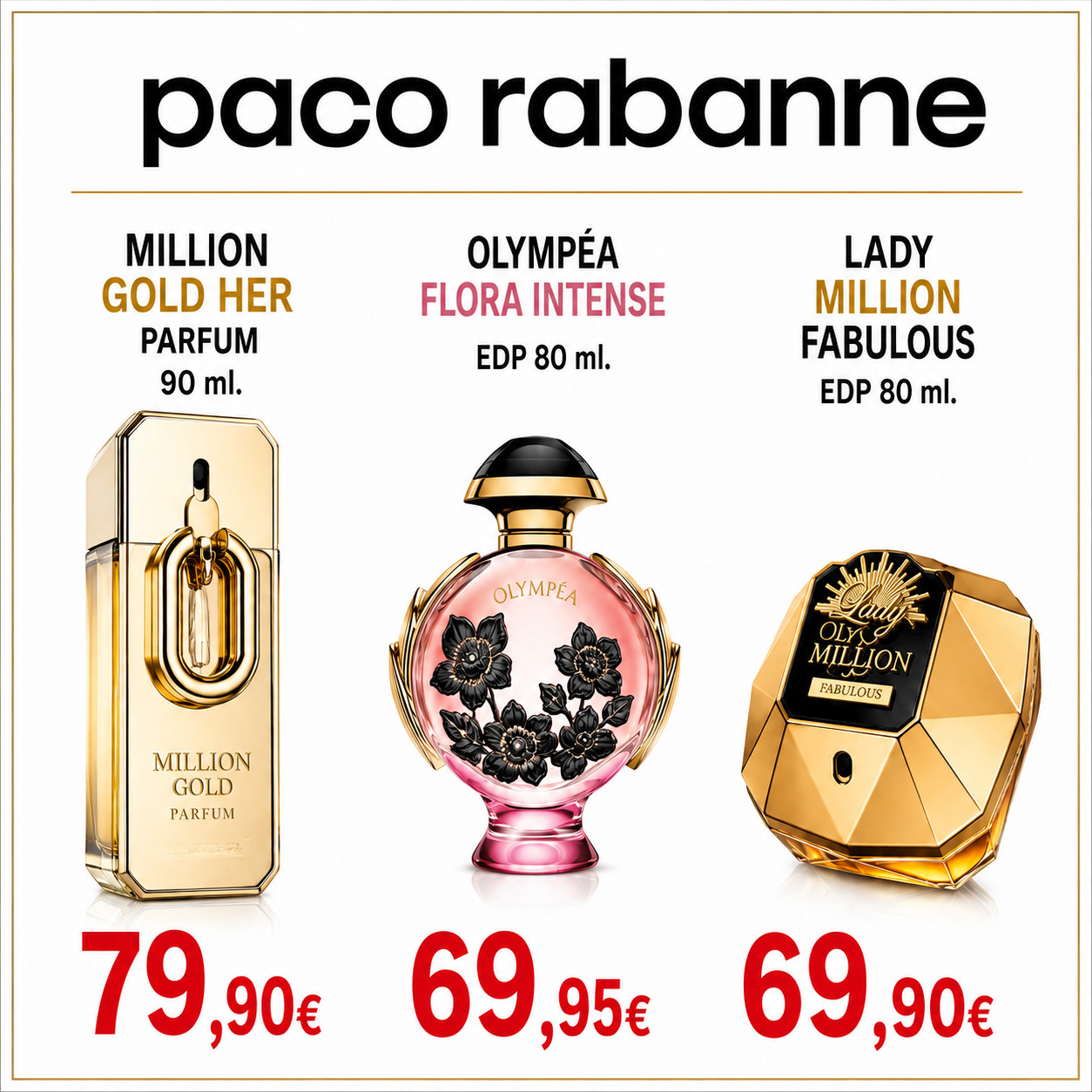 Paco Rabanne fragancias ofertas